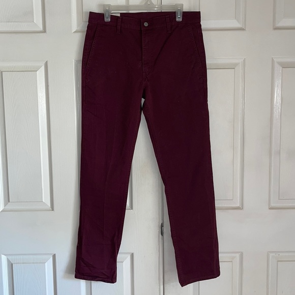 Levi's Other - Levi’s Burgundy Slim Fit S40196 Chino’s
